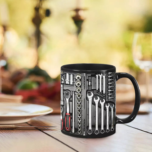 Caja De Herramientas Mecánicas, Taza De Café Grande