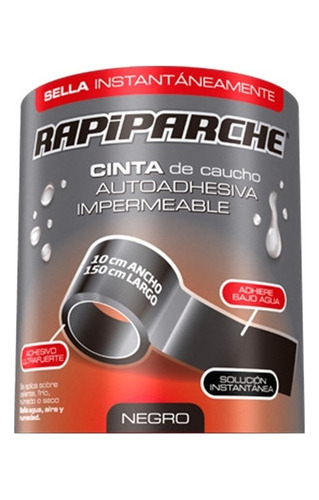 Cinta Adhesiva Impermeable Rapiparche Sellado Plavicon Mm