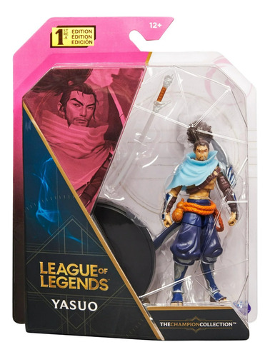 Figura Yasuo League Of Legends Lol Muñeco Articulada Origina