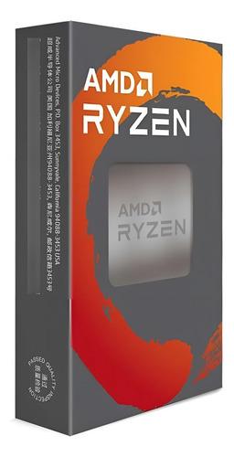 Procesador gamer AMD Ryzen 5 3600 100-100000031AWOF de 6 núcleos y 4.2GHz de frecuencia con gráfica integrada