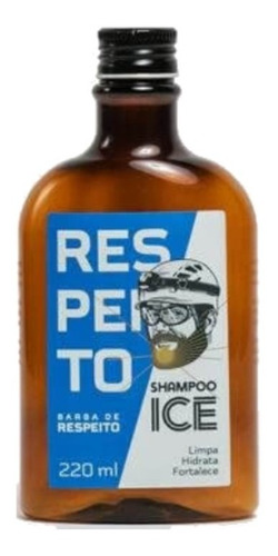 Shampoo Ice Para Barba E Cabelo Barba De Respeito - 220 Ml