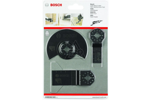 Set Accesorios Multiherramienta Oscilante Bosch Gop 250 Ce