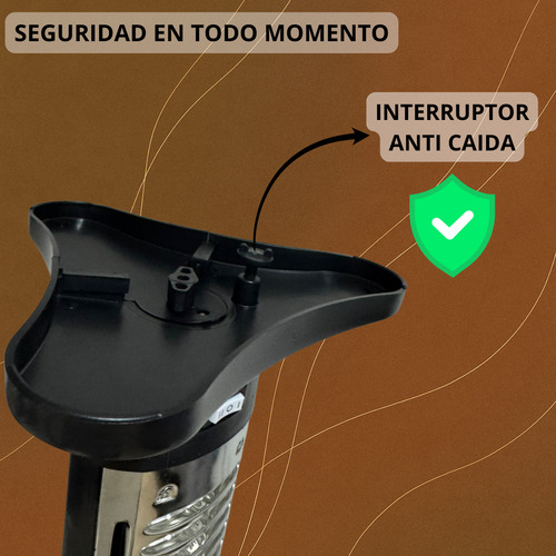 Estufa Eléctrica Vertical Cuarzo Bajo Consumo 1200w Premium