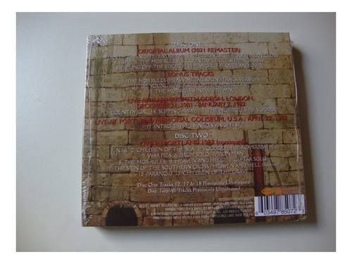 Cd Duplo - Black Sabbath - Mob Rules - Importado, Lacrado