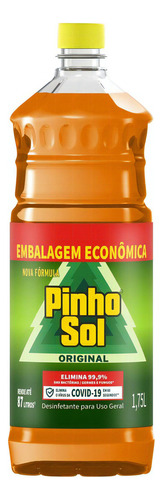 Desinfetante Uso Geral Original Pinho Sol Frasco 1,75l