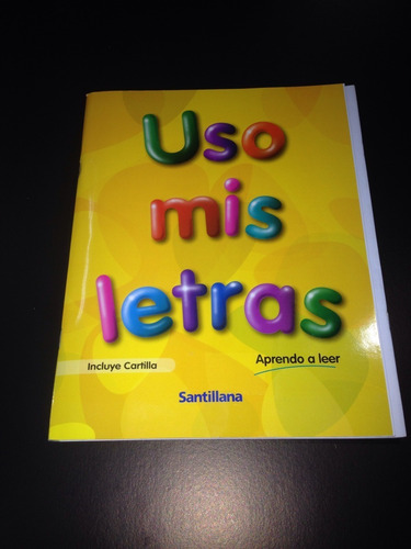 Libro Uso Mis Letras Santillana