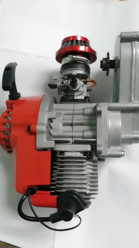Imagen 1 de 3 de Motores De Gasolina De 49cc. Con Caja Reductora Y Mandos