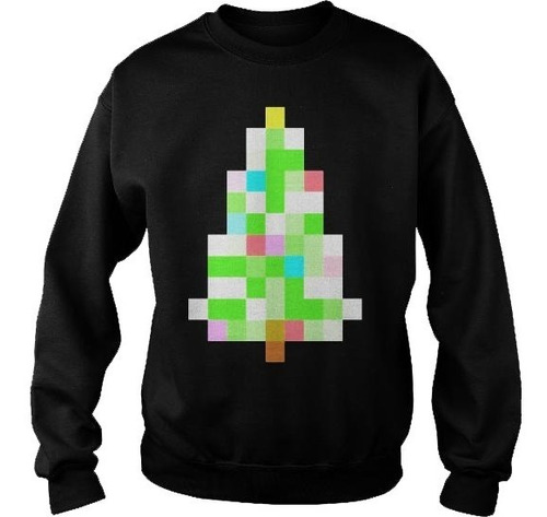 Sudadera Sweater Navideño Mine Pixel Craft Regalo + C/envio