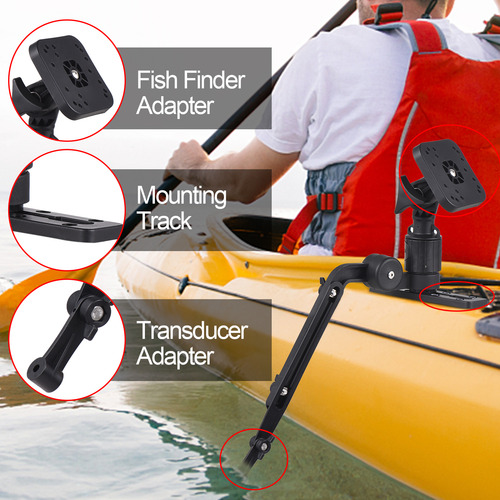 Placa De Montaje Para Kayak Y Pescado, Transductor Para Kaya