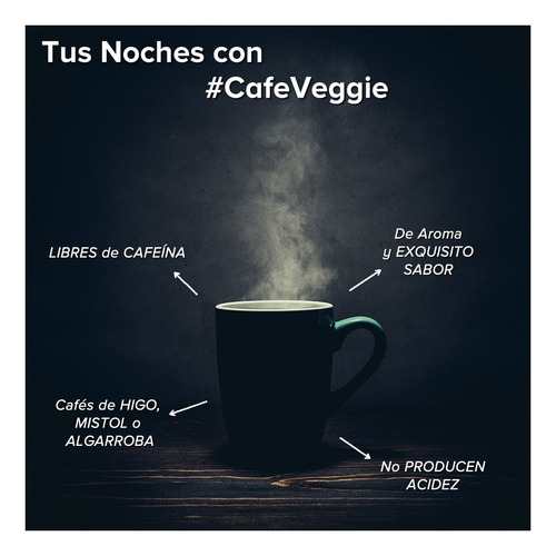 Café Veggie De Algarroba, Mistol Y Algarroba Strong, X 250gr