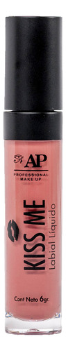 Labial Liquido Kiss Me Ap Professional Makeup Colores Varios