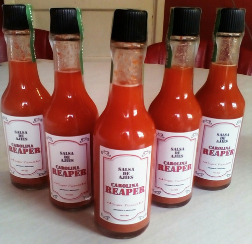 Salsa De Ajíes Carolina Reaper X 100cc.