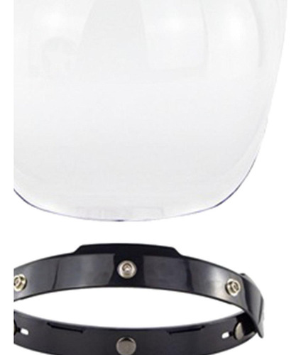 3 Snap Visor Shield Face Front Flip Up Durable Para Cascos