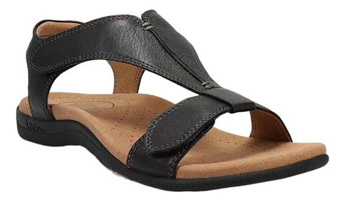 Sandalias Confort Dama Plataforma Cuña Velcro Tallas Grandes