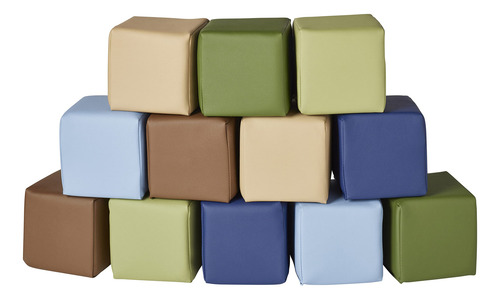 Building Blocks Ecr4kids Softzone Patchwork Para Niños Peque