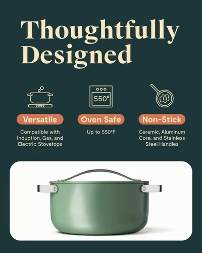 Olla De Cerámica Caraway Antiadherente Para Horno 6.5 L