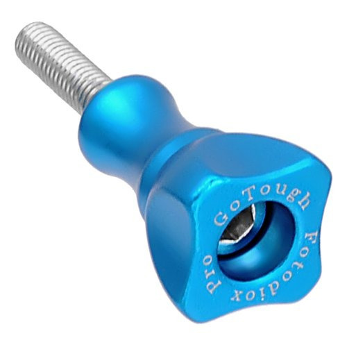 Fotodiox Pro Gotough Short Blue 25mm Metal Thumbscrew For