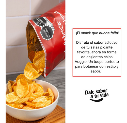 Veggie Chips Salsa Picante 95gr