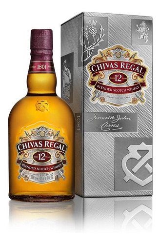 Whisky Chivas Regal Botella 700ml 12 Años Original