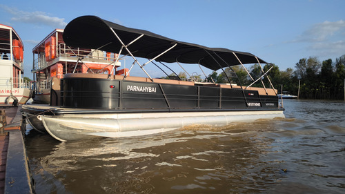 Lancha Ventura Pontoon 320 2025 Zero V-cat Vcat Fluvimar Sol