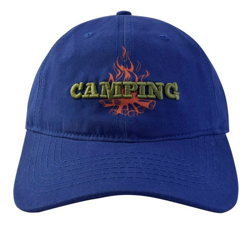 Gorra Camping Azul Tipo Sandwich C/cintillo Ajustador Wallis