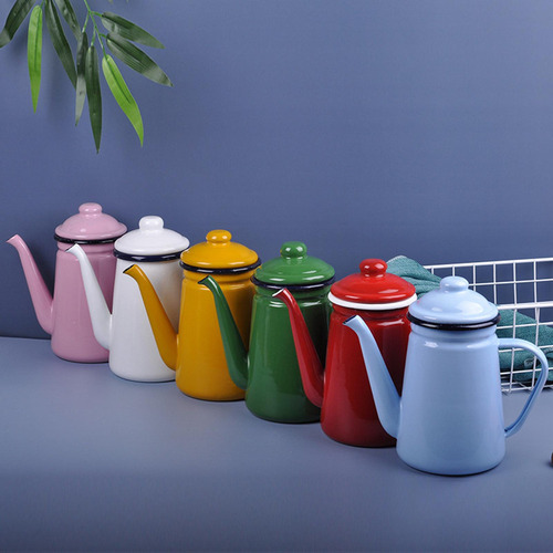 Cafetera Esmaltada De 1,1 L, Tetera Para Cocina, Tetera,.