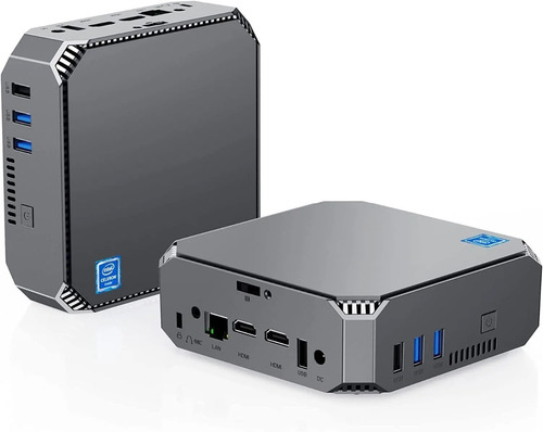 Imagen 1 de 5 de Mini Pc Computadora Celeron J3455 6gb Ddr3 64gb Ssd Wifi 4k