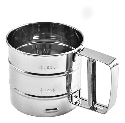 Cernidor De Harina Tamizador Acero Inox. 250g. Acero Inox