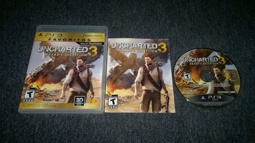 Uncharted 3 Completo Para Play Station 3,checalo