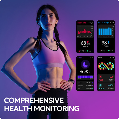 Reloj Anyloop Alb2: Heart E, Monitor De Natación Y Sueño, Ip