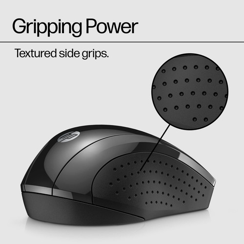 Mouse Sem Fio Hp X3000 G3 Preto 1600 Dpi Com Bateria De 15 M