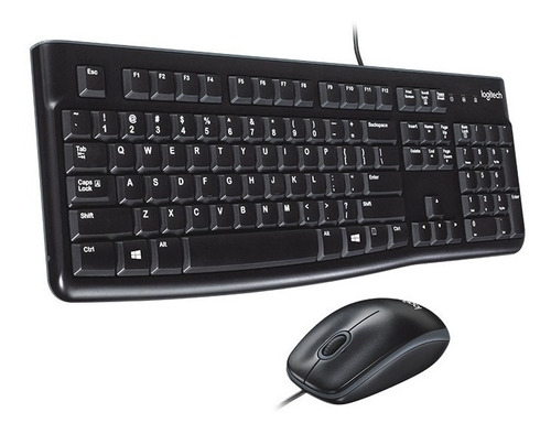 Kit Teclado Y Mouse Multimedia Logitech Mk120 Usb  Pc