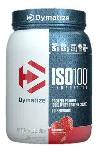 Proteina Iso 100 Dymatize Hidrolizada 1.4 Lbs 20 Servicios S