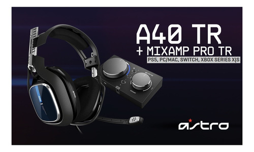 Audifonos Astro A40tr + Mixamp Pro Tr  Ps5/ps4/pc/mac 3.5mm