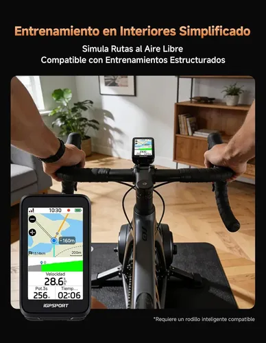 Gps Bike Igpsport Binavi Air Touch Screen Bluetooth Preto
