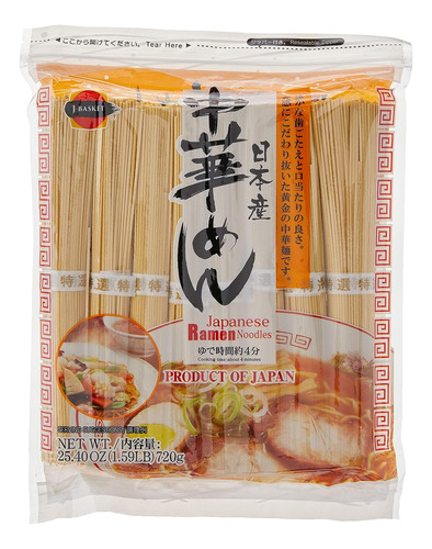 J-basket Fideos Ramen Japoneses, 25.4 Oz (paquete De 1)