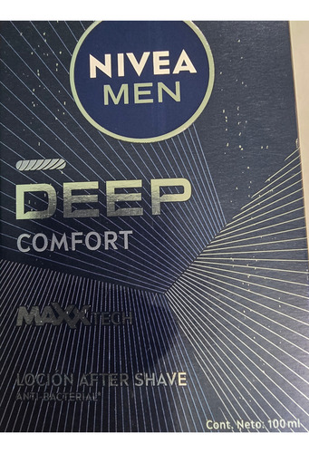 Loción After Shave Nivea Men Deep Comfort 100ml. Max Tech