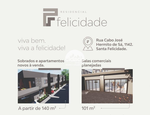 Imagem 10 de 17 de Sobrado À Venda, 2 Quartos, 1 Suíte, 2 Vagas, Santa Felicidade - Cascavel/pr - 12558