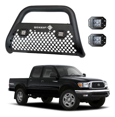 Combo Burrera Ultra Bar Toyota Tacoma 1995 - 2004 + 2 Faros 