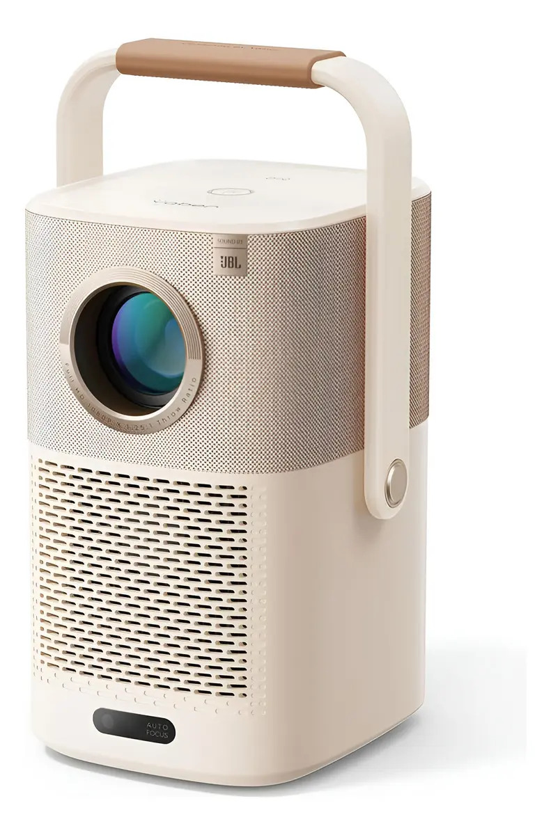 Proyector Portátil Yaber T2 Wifi 6 Bluetooth Sonido Envolvente Crema