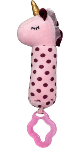 Imagem 1 de 1 de Tuby Com Mordedor E Chocalho Para Bebe Antialérgico Lavável