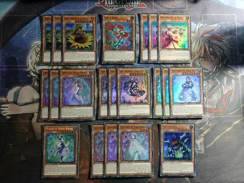 Lote Deck Baraja Planta Español Yugi-oh! Original Konami