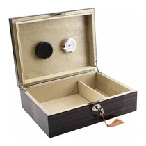 Comprar Puros Habanos Humidor Con Llave 30 Cigarros Cedro Higrometro