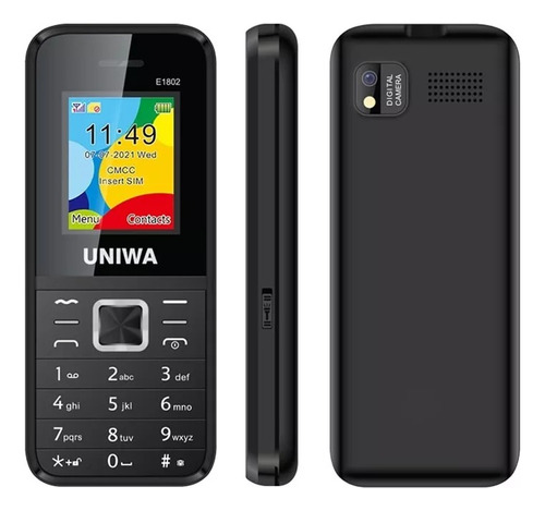 Teléfono Básico Uniwa Dual Sim Liberado Mp3 Fm Radio Lintern