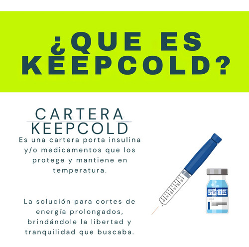 Keepcold Dúo - Cartera Porta Insulina Y/o Medicamentos