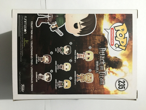 Funko Pop Levi #235 Attack On Titan Shingeki No Kyojin