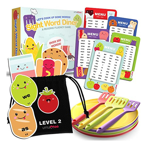 Sight Word Diner Juego De Fluidez Lectura Juegos De Lec...