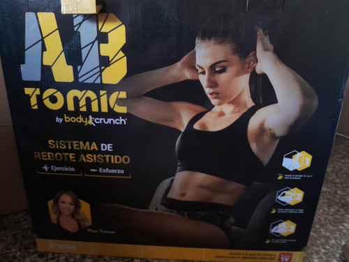 Ab Tomic - Ejercitador Abdominal Llame Ya Gris Y Amarillo (Usado)