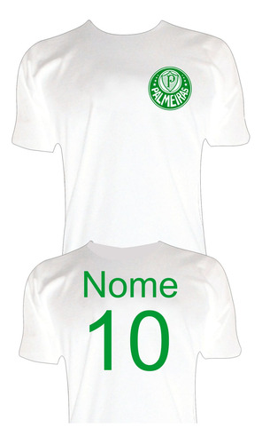 Camiseta Infantil Do Palmeiras Personalizada