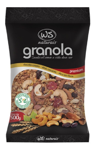 Granola Premium Ws Naturais 500g
